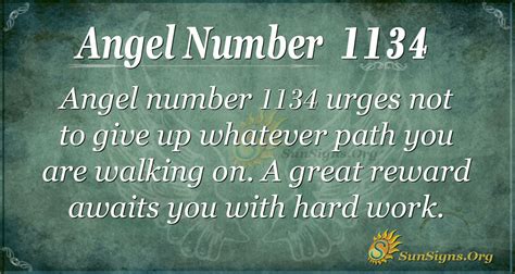 1134 angel number